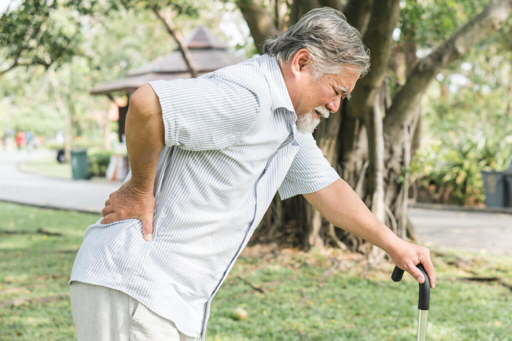 Stand up to your back pain! Physical therapy can help relieve chronic low back pain.